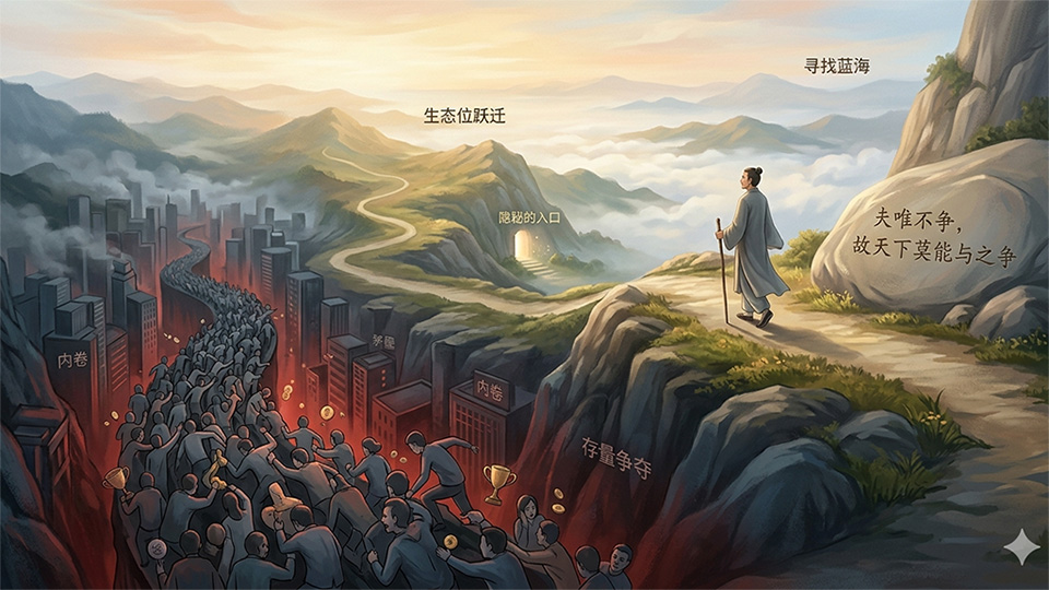 夫唯不争，故天下莫能与之争的现代解释